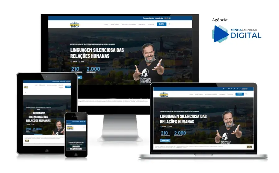 Site Vivendo na Suécia